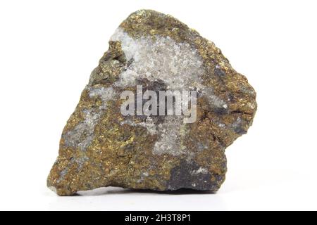 Rock Isolated on White Background Stock Photo