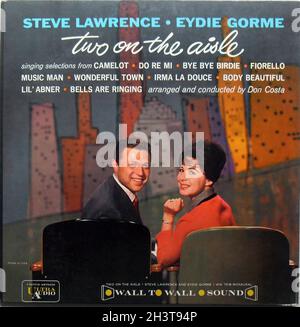 Steve Lawrence and Eydie Gorme Lp 1960s Record Album Original Vintage Vinyl Music Stock Photo