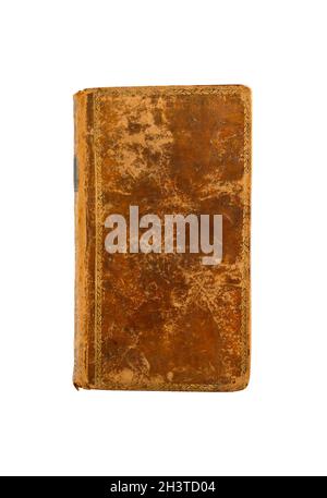 Old book on white background Stock Photo