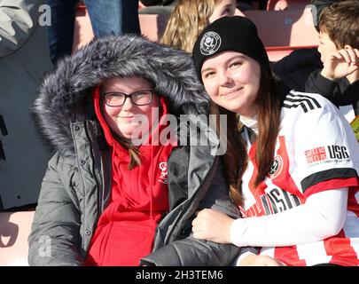 Sheffield, UK. 30th October 2021.  Fans for fans feature during the Sky Bet Championship match at Bramall Lane, Sheffield. Picture credit should read: Alistair Langham / Sportimage Stock Photo