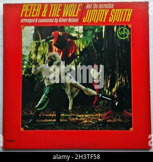 Peter and the Wolf - Vintage Record Cover 02 Stock Photo - Alamy