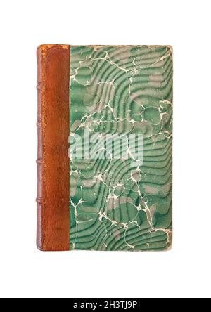 Old book on white background Stock Photo