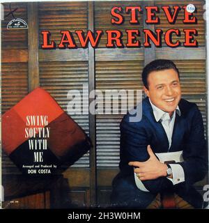 Steve Lawrence 1960s Lp Record Album Original Vintage Vinyl Music Stock Photo