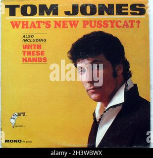 Tom Jones 1960s Lp Record Album Original Vintage Vinyl Whats New Pussycat Stock Photo