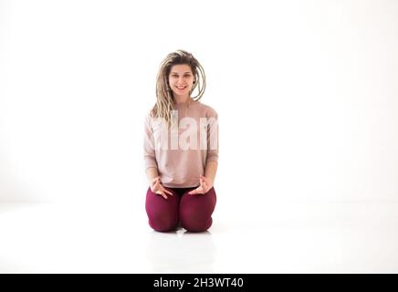 Young female athlete with dreadlocks Stock Photo