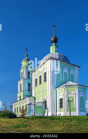 Church of the Descent of the Holy Spirit, Kozelsk, Russia Stock Photo