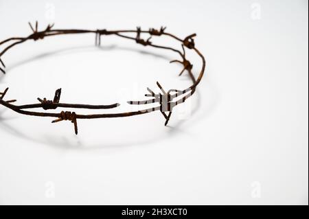 Contemporary Crown of Thorns or Good Friday concept Stock Photo