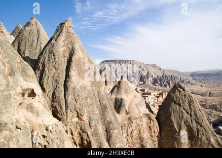 Selime Monastery in Turkey, an inspiration for Star Wars Stock Photo