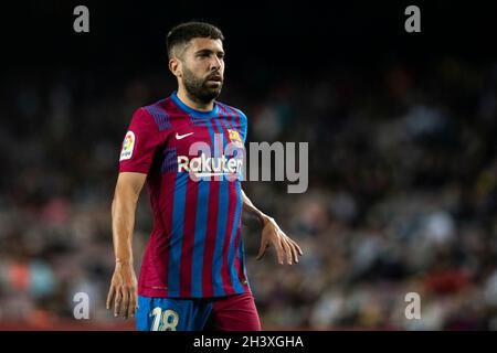 30th October 2021; Nou Camp, Barcelona, Spain: La Liga football, FC