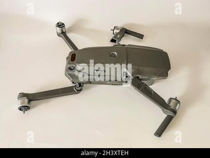 Damaged drone Stock Photo