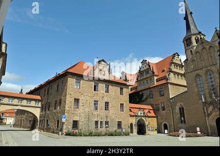 Merseburg cathedral St. Johannes and St. Laurentius Stock Photo