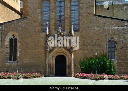 Merseburg cathedral St. Johannes and St. Laurentius Stock Photo