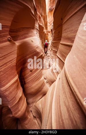 Slot canyon Stock Photo