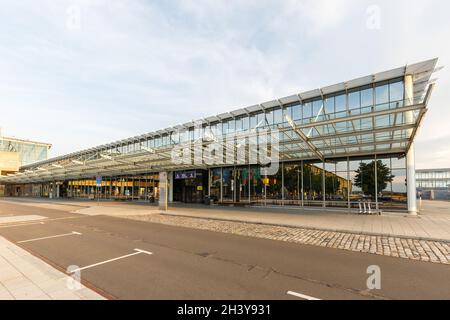 Terminal Leipzig Halle LEJ Airport in Germany Stock Photo