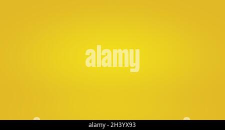 Magic abstract soft colors of shining yellow gradient studio background. Stock Photo
