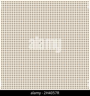 Grid paper. Dotted grid on beige background. Abstract dotted transparent illustration with dots. White geometric pattern for school, copybooks Stock Vector
