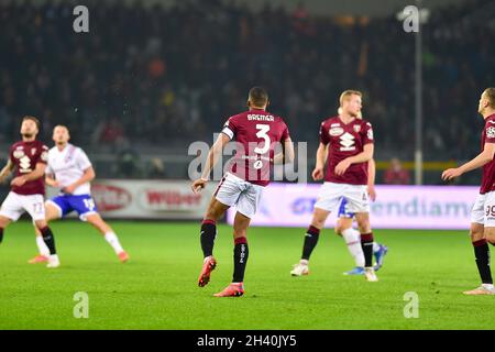 Torino, Italy. 30th Oct, 2021. Bremer of Torino FC, during the Serie A match between Torino FC and UC Sampdoria on October, 30th, 2021 at Stadio Grande Torino in Torino, Italy. Picture by Credit: Antonio Polia/Alamy Live News Stock Photo