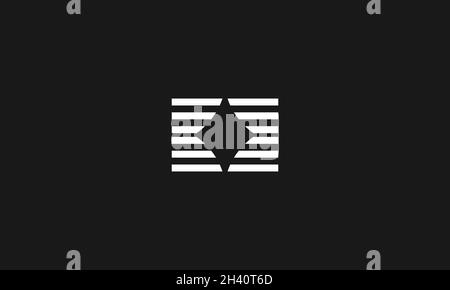 LETTERS KK LOGO DESIGN WITH LINE ART FOR ILLUSRATION USE Stock Vector