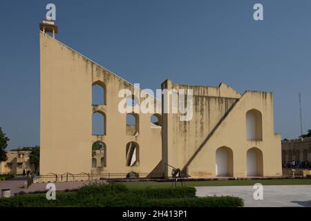 Jantar Mantar, Observatory in Jaipur Stock Photo