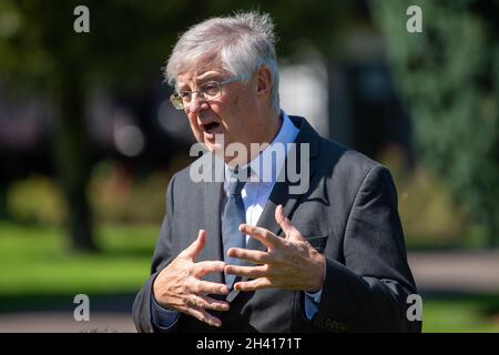 First Minister of Wales Mark Drakeford MS Stock Photo