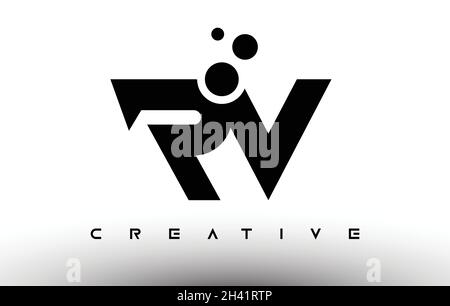 RV Letter Logo Design. Creative and Modern Logo Design Stock Vector ...
