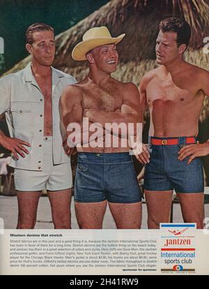 June 1965 'Playboy' Magazine advertising, USA Stock Photo