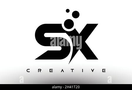 SX Elegant Letter Logo Design. SX Letter Icon with Creative Look Vector Illustration Stock Vector