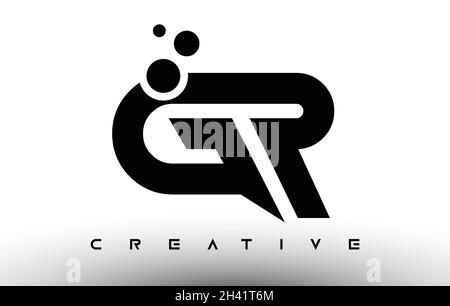 GR Elegant Letter Logo Design. GR Letter Icon with Creative Look Vector Illustration Stock Vector