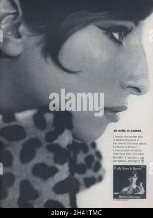 June 1965 'Playboy' Magazine advertising, USA Stock Photo