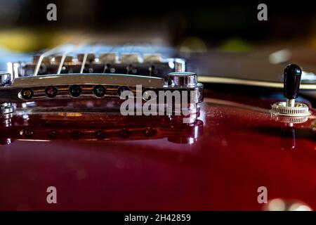 Epiphone ES-335 guitar. Stock Photo