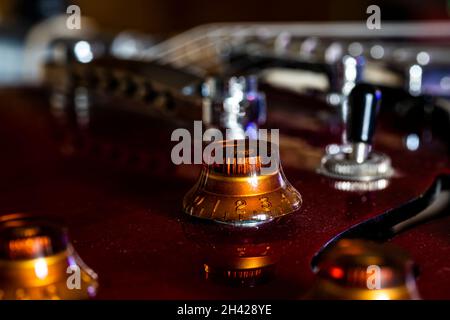 Epiphone ES-335 guitar. Stock Photo