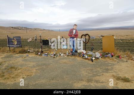 James Dean Memorial Junction Stock Photo