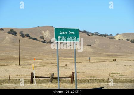 James Dean Memorial Junction Stock Photo