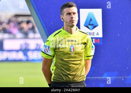 Florence, Italy. 31st Oct, 2021. Antonio Giua (Referee) during ACF Fiorentina vs Spezia Calcio, italian soccer Serie A match in Florence, Italy, October 31 2021 Credit: Independent Photo Agency/Alamy Live News Stock Photo