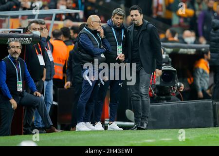 Istanbul, Turkey. 14th Jan, 2022. ISTANBUL, TURKEY - JANUARY 14: Coach Erol  Bulut of Gaziantep FK during the Turkish Super Lig match between Besiktas  and Gaziantep FK at Vodafone Park on January