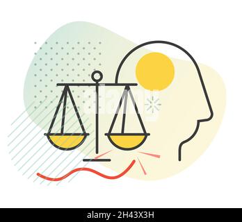 Corporate Ethics - Icon Illustration as EPS 10 File Stock Vector