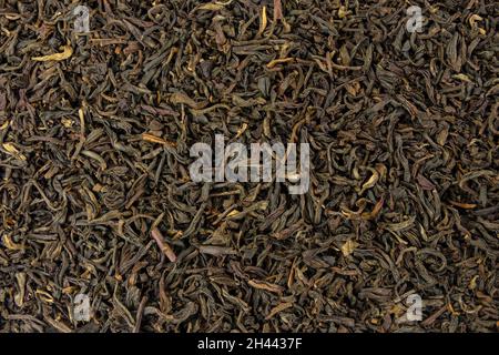 yunnan black tea background. Stock Photo