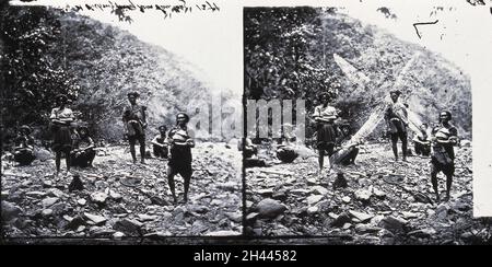 Lalung, Formosa [Taiwan]. Photograph, 1981, from a negative by John Thomson, 1871. Stock Photo