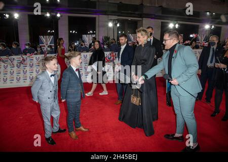 Hughie Higginson and Freddie Xavi attend the Pride of Britain awards in ...