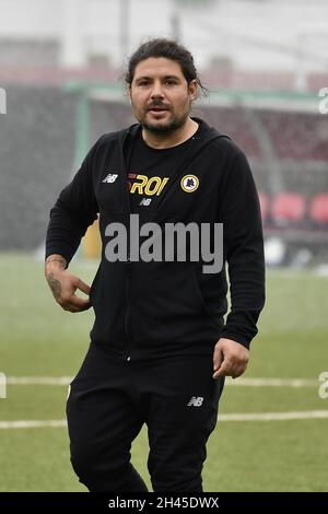 Rome, Italy. 31st Oct, 2021. Serie A match between A.S. Roma Women and U.S. Sassuolo Calcio at the stadio Agostino Di Bartolomei Trigoria on 31 October, 2021 in Trigoria, Italy. Credit: Independent Photo Agency/Alamy Live News Stock Photo