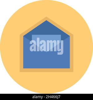 Banking letter, illustration, vector, on a white background. Stock Vector