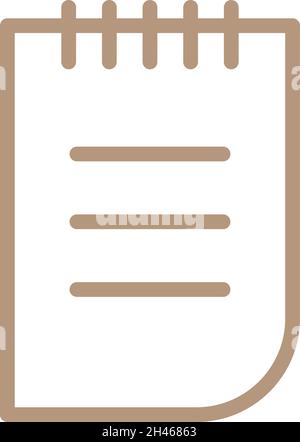 Business notes, illustration, vector, on a white background. Stock Vector