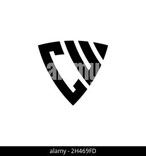 DB Monogram logo letter with Star geometric shape style design isolated on black background. Star polygonal, shield star geometric. Stock Vector
