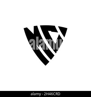 PE Monogram logo letter with Star geometric shape style design isolated on black background. Star polygonal, shield star geometric. Stock Vector