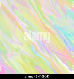 Colorful abstract holographic texture with wavy lines Stock Photo