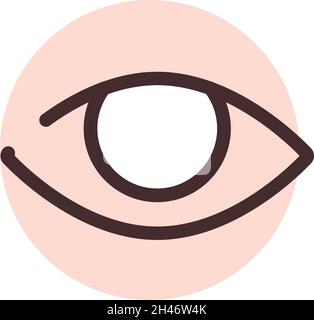 Reading mode, illustration, vector, on a white background. Stock Vector