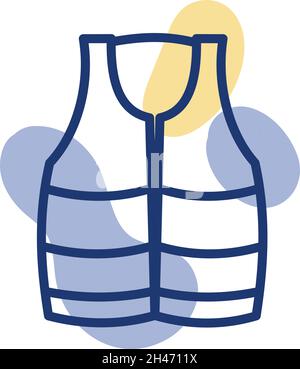Jacket flak icon vector vest bulletproof illustration. Police uniform ...