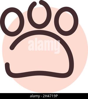 Online shop pets, illustration, vector, on a white background. Stock Vector