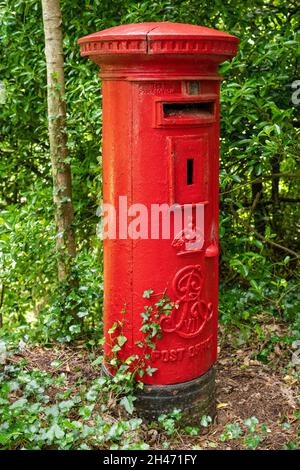 Old Red Postbox Stock Photo