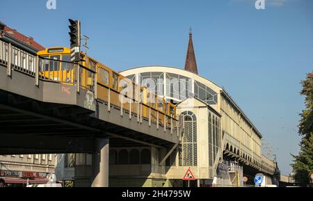 Görlitzer Bahnhof, Kreuzberg, Friedrichshain-Kreuzberg, Berlin, Deutschland Stock Photo